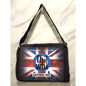THE WHO Moving On Tour Messenger Bag Pete Townshend Roger Daltrey NEW 13x11"